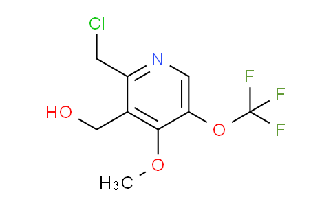 2-(Chloromethyl)-4-methoxy-5-(trifluoromethoxy)pyridine-3-methanol
