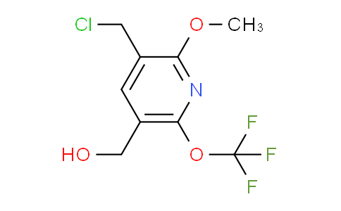 3-(Chloromethyl)-2-methoxy-6-(trifluoromethoxy)pyridine-5-methanol