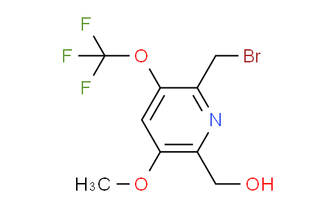 2-(Bromomethyl)-5-methoxy-3-(trifluoromethoxy)pyridine-6-methanol