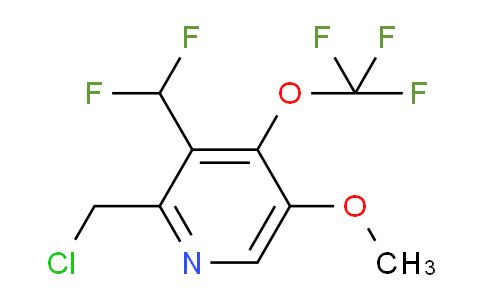AM210598 | 1805071-07-1 | 2-(Chloromethyl)-3-(difluoromethyl)-5-methoxy-4-(trifluoromethoxy)pyridine