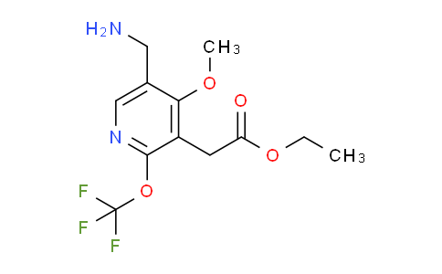 AM210605 | 1806255-34-4 | Ethyl 5-(aminomethyl)-4-methoxy-2-(trifluoromethoxy)pyridine-3-acetate