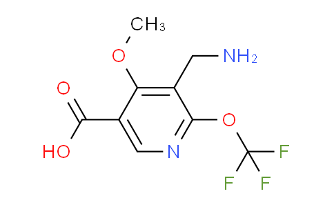 AM210624 | 1804355-16-5 | 3-(Aminomethyl)-4-methoxy-2-(trifluoromethoxy)pyridine-5-carboxylic acid