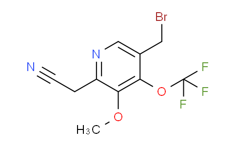 AM210625 | 1805214-74-7 | 5-(Bromomethyl)-3-methoxy-4-(trifluoromethoxy)pyridine-2-acetonitrile