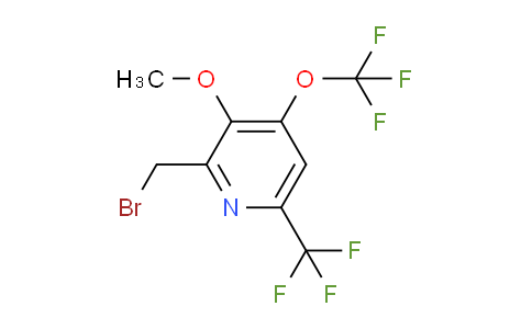 AM210633 | 1805067-92-8 | 2-(Bromomethyl)-3-methoxy-4-(trifluoromethoxy)-6-(trifluoromethyl)pyridine