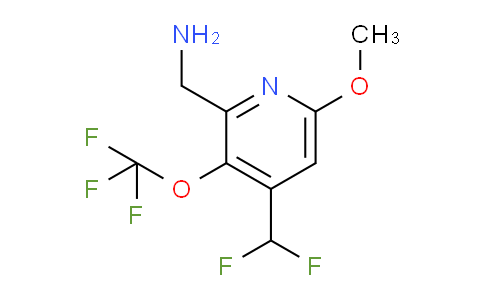 AM210636 | 1804625-15-7 | 2-(Aminomethyl)-4-(difluoromethyl)-6-methoxy-3-(trifluoromethoxy)pyridine