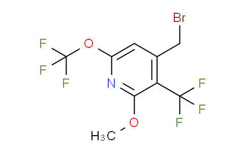 4-(Bromomethyl)-2-methoxy-6-(trifluoromethoxy)-3-(trifluoromethyl)pyridine