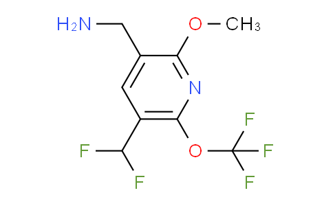 AM210643 | 1805133-66-7 | 3-(Aminomethyl)-5-(difluoromethyl)-2-methoxy-6-(trifluoromethoxy)pyridine