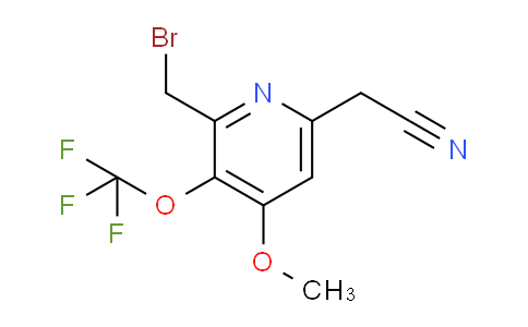 AM210647 | 1805271-39-9 | 2-(Bromomethyl)-4-methoxy-3-(trifluoromethoxy)pyridine-6-acetonitrile