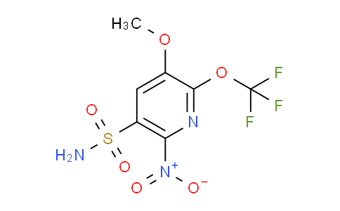 3-Methoxy-6-nitro-2-(trifluoromethoxy)pyridine-5-sulfonamide