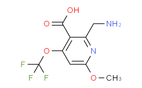 2-(Aminomethyl)-6-methoxy-4-(trifluoromethoxy)pyridine-3-carboxylic acid