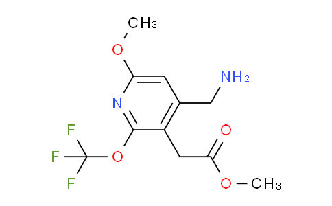 AM210659 | 1804356-12-4 | Methyl 4-(aminomethyl)-6-methoxy-2-(trifluoromethoxy)pyridine-3-acetate