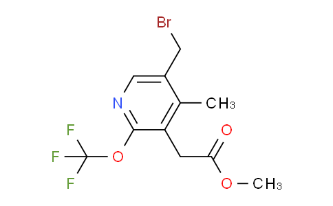 AM21066 | 1361736-88-0 | Methyl 5-(bromomethyl)-4-methyl-2-(trifluoromethoxy)pyridine-3-acetate