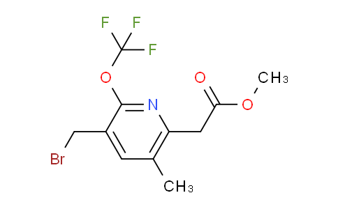AM21067 | 1361850-67-0 | Methyl 3-(bromomethyl)-5-methyl-2-(trifluoromethoxy)pyridine-6-acetate
