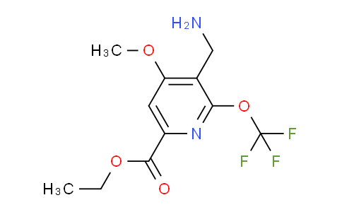 AM210682 | 1804925-23-2 | Ethyl 3-(aminomethyl)-4-methoxy-2-(trifluoromethoxy)pyridine-6-carboxylate