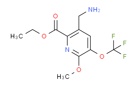AM210684 | 1804766-97-9 | Ethyl 5-(aminomethyl)-2-methoxy-3-(trifluoromethoxy)pyridine-6-carboxylate