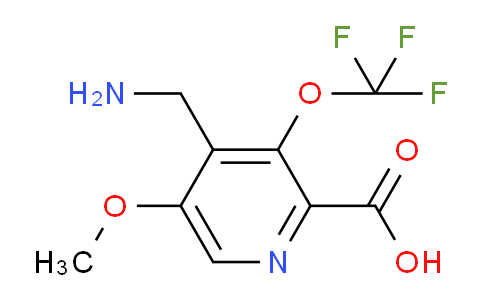 4-(Aminomethyl)-5-methoxy-3-(trifluoromethoxy)pyridine-2-carboxylic acid