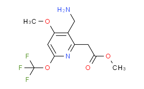AM210700 | 1805916-36-2 | Methyl 3-(aminomethyl)-4-methoxy-6-(trifluoromethoxy)pyridine-2-acetate