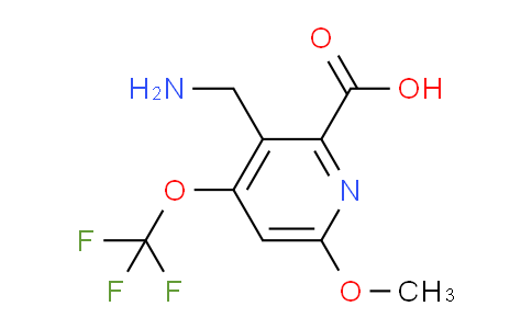 3-(Aminomethyl)-6-methoxy-4-(trifluoromethoxy)pyridine-2-carboxylic acid