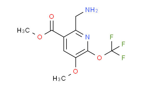 Methyl 2-(aminomethyl)-5-methoxy-6-(trifluoromethoxy)pyridine-3-carboxylate