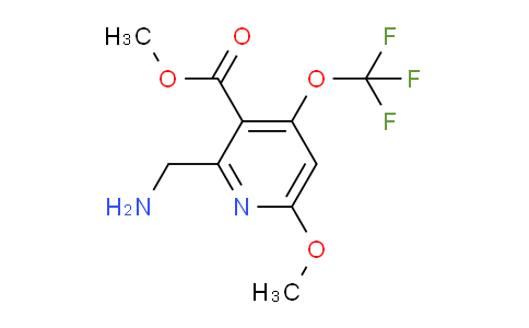 Methyl 2-(aminomethyl)-6-methoxy-4-(trifluoromethoxy)pyridine-3-carboxylate