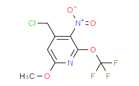 4-(Chloromethyl)-6-methoxy-3-nitro-2-(trifluoromethoxy)pyridine