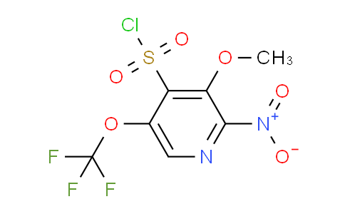 3-Methoxy-2-nitro-5-(trifluoromethoxy)pyridine-4-sulfonyl chloride