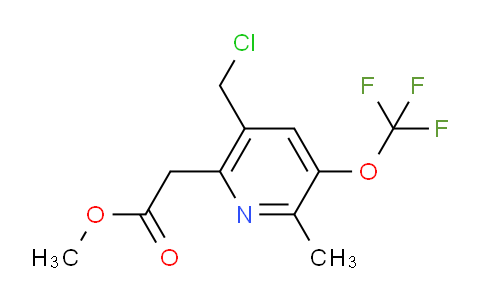 AM21077 | 1361819-27-3 | Methyl 5-(chloromethyl)-2-methyl-3-(trifluoromethoxy)pyridine-6-acetate