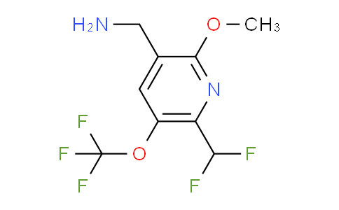 3-(Aminomethyl)-6-(difluoromethyl)-2-methoxy-5-(trifluoromethoxy)pyridine