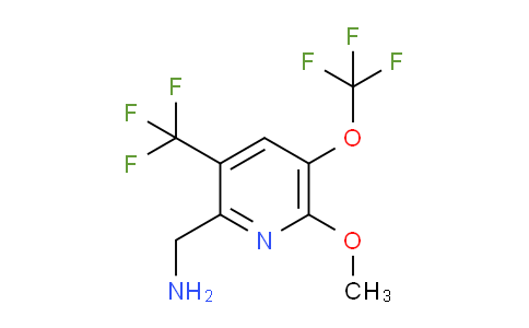 2-(Aminomethyl)-6-methoxy-5-(trifluoromethoxy)-3-(trifluoromethyl)pyridine