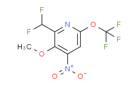 2-(Difluoromethyl)-3-methoxy-4-nitro-6-(trifluoromethoxy)pyridine