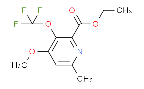 AM210785 | 1805106-46-0 | Ethyl 4-methoxy-6-methyl-3-(trifluoromethoxy)pyridine-2-carboxylate