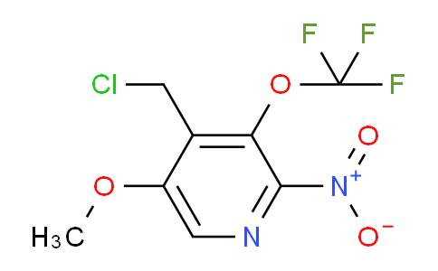 4-(Chloromethyl)-5-methoxy-2-nitro-3-(trifluoromethoxy)pyridine