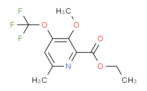 Ethyl 3-methoxy-6-methyl-4-(trifluoromethoxy)pyridine-2-carboxylate