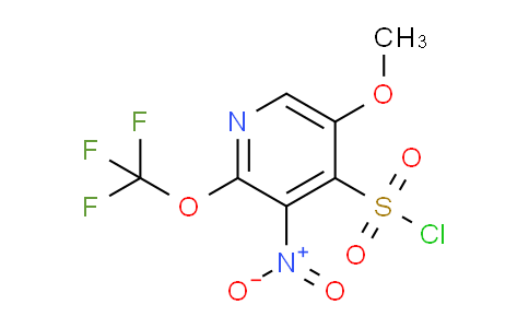 5-Methoxy-3-nitro-2-(trifluoromethoxy)pyridine-4-sulfonyl chloride