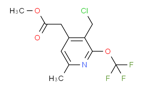 AM21079 | 1361893-43-7 | Methyl 3-(chloromethyl)-6-methyl-2-(trifluoromethoxy)pyridine-4-acetate