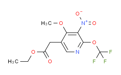 AM210802 | 1806058-99-0 | Ethyl 4-methoxy-3-nitro-2-(trifluoromethoxy)pyridine-5-acetate