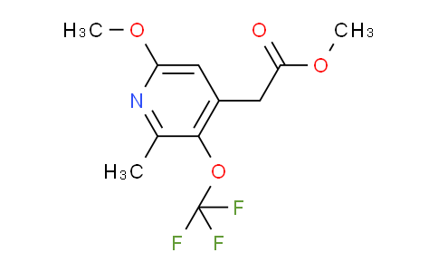 Methyl 6-methoxy-2-methyl-3-(trifluoromethoxy)pyridine-4-acetate
