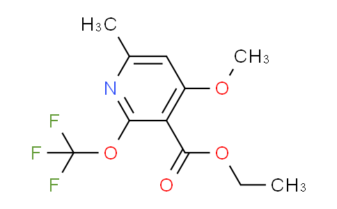 AM210848 | 1804643-64-8 | Ethyl 4-methoxy-6-methyl-2-(trifluoromethoxy)pyridine-3-carboxylate