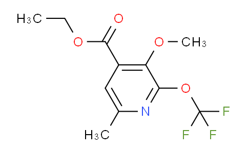 AM210851 | 1804887-99-7 | Ethyl 3-methoxy-6-methyl-2-(trifluoromethoxy)pyridine-4-carboxylate