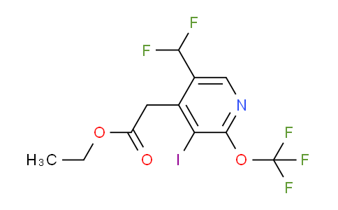 AM210858 | 1804354-52-6 | Ethyl 5-(difluoromethyl)-3-iodo-2-(trifluoromethoxy)pyridine-4-acetate