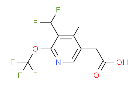 AM210865 | 1804440-42-3 | 3-(Difluoromethyl)-4-iodo-2-(trifluoromethoxy)pyridine-5-acetic acid