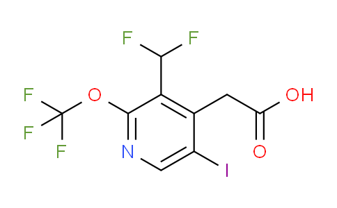 AM210867 | 1805118-37-9 | 3-(Difluoromethyl)-5-iodo-2-(trifluoromethoxy)pyridine-4-acetic acid