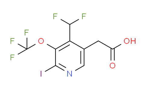 AM210871 | 1805096-75-6 | 4-(Difluoromethyl)-2-iodo-3-(trifluoromethoxy)pyridine-5-acetic acid