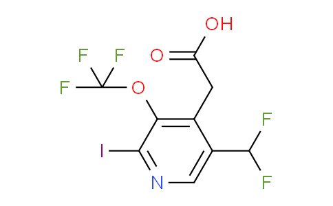 AM210873 | 1805118-49-3 | 5-(Difluoromethyl)-2-iodo-3-(trifluoromethoxy)pyridine-4-acetic acid