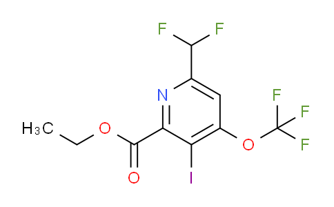 AM210878 | 1803968-42-4 | Ethyl 6-(difluoromethyl)-3-iodo-4-(trifluoromethoxy)pyridine-2-carboxylate