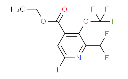AM210880 | 1804439-49-3 | Ethyl 2-(difluoromethyl)-6-iodo-3-(trifluoromethoxy)pyridine-4-carboxylate