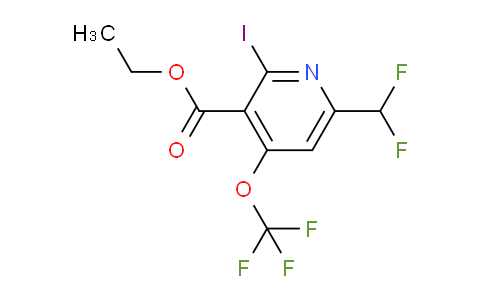 AM210883 | 1805117-67-2 | Ethyl 6-(difluoromethyl)-2-iodo-4-(trifluoromethoxy)pyridine-3-carboxylate