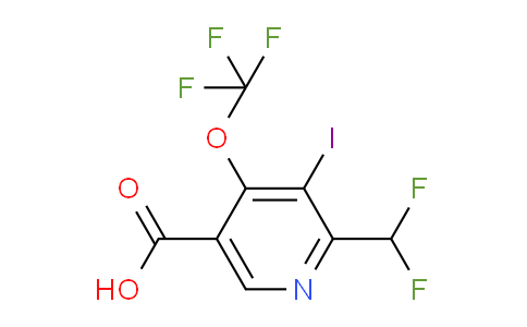 AM210885 | 1805112-01-9 | 2-(Difluoromethyl)-3-iodo-4-(trifluoromethoxy)pyridine-5-carboxylic acid