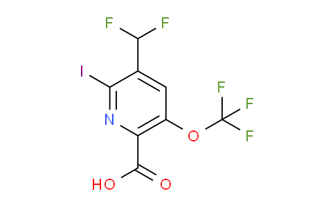 AM210887 | 1804439-03-9 | 3-(Difluoromethyl)-2-iodo-5-(trifluoromethoxy)pyridine-6-carboxylic acid