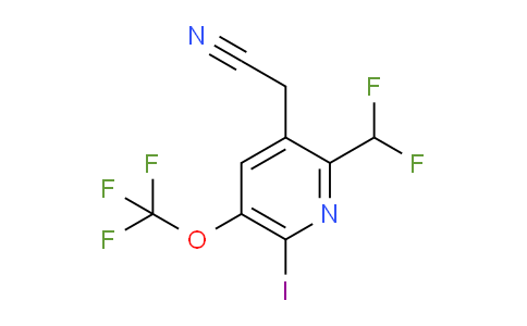 AM210905 | 1806263-53-5 | 2-(Difluoromethyl)-6-iodo-5-(trifluoromethoxy)pyridine-3-acetonitrile